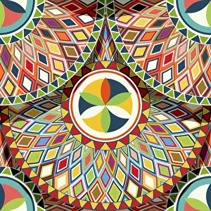 Arabia Saudita Stampe: Stile Najdi pattern vettoriale senza intoppi.