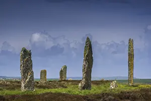Immagini con data 30 giugno 2024: Ring brodgar neolithic stone circle print