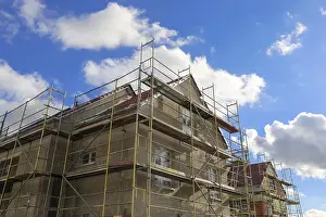 New Development Area Stampe: New building with completed basic rendering of the exterior facade New building with completed basic rendering of