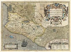 Old World Maps Collection Stampe: New Spain, map from 1606