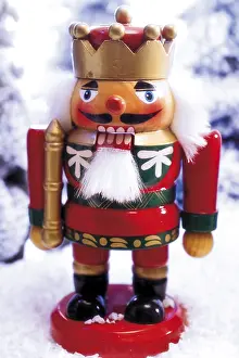Xmas Studio Photography Stampe: Nutcracker wearing a crown