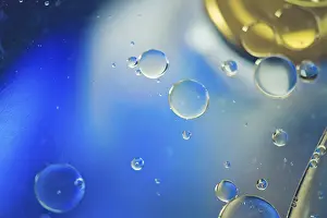 IL DNA Stampe: Gocce d'olio nell'acqua. Immagine di pattern psichedelico astratto multicolore.