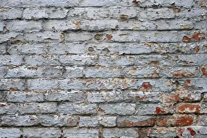 Deserted Building Architecture Stampe: Old brick wall texture background