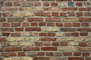 Old Brick Wall Texture Stampe: Old brick wall texture background