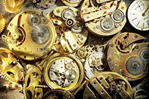 Old Clockwork Germany Stampe: Old clockwork, Germany