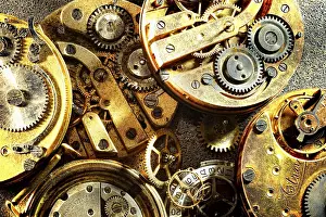 Old Clockwork Germany Stampe: Old clockwork, Germany