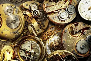 Old Clockwork Germany Stampe: Old clockwork, Germany