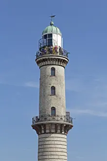 Warnemunde Lighthouse Stampe: Old lighthouse, Warnemunde