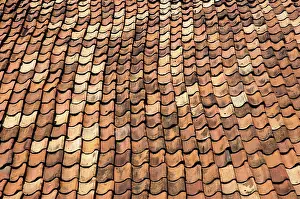 Old Roof Tiles Stampe: Old rooftiles