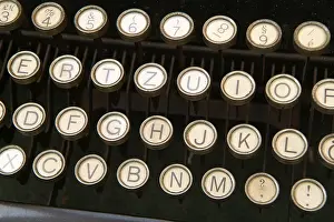 Antique Typewriter Stampe: Old typewriter