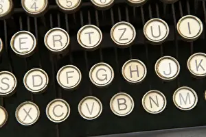 Close Up Typewriter Stampe: Old typewriter