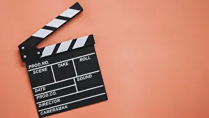 Hollywood Studio Shot Stampe: Open clapperboard