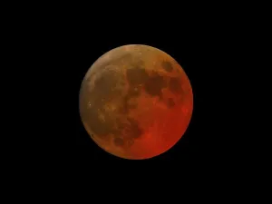 Blood Moon Eclipse Stampe: Super blood moon total eclipse