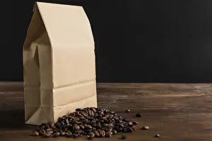 Roasted Coffee Beans Stampe: Package coffee beans