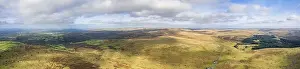 Panorama View From Above Stampe: Panorama over Sharpitor from a drone