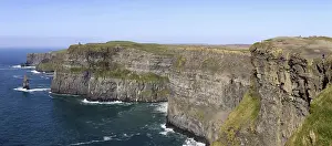 County Clare Landscape Stampe: Panoramic view, Cliffs of Moher