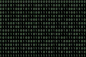 Dark Background Art Stampe: Pattern with binary code on dark background
