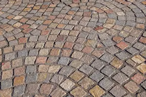 Deserted Road Germany Stampe: Pavement, Background, Texture, Germany