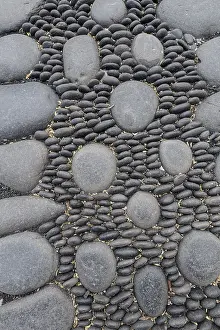 Deserted City Streets Spain Stampe: Pavement pattern of a pavement
