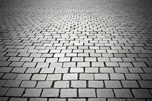 Deserted Asphalt Road Stampe: Pavement surface