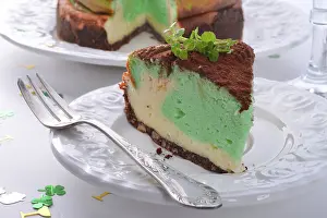 Dessert Decoration Ideas Stampe: Peppermint cake