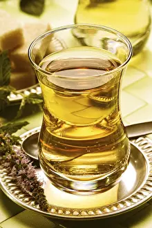 Medicinal Plant Images Stampe: Peppermint tea