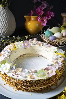 Sweet Breakfast Ideas Stampe: Perfect cake wreath for the Easter table