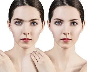 Eyebrow Correction Stampe: Perfect eyebrows before and after correction