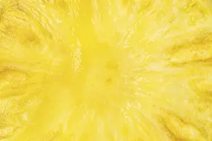 Full Frame Pineapple Photo Stampe: Pineapple fruit background from above