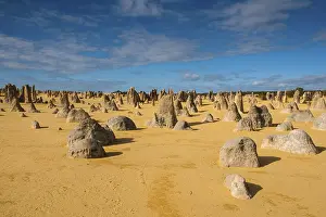 Western Australia Landscape Stampe: The Pinnacles limestone formations