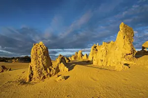 Bizarre Rock Needle Formations Stampe: The Pinnacles limestone formations