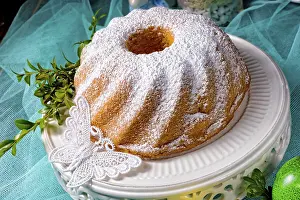 Traditional Easter Dessert Stampe: Polish Easter cake