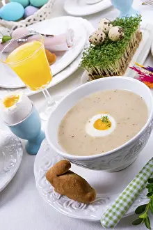 Traditional Polish Meal Stampe: Polish Easter Soup