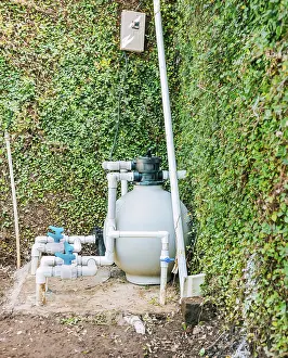 Pool Cleaning Equipment Stampe: Pool purification and maintenance system