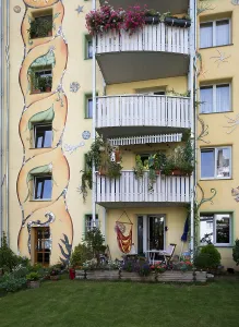 Deserted Houses Stampe: Collaborative work by Lea