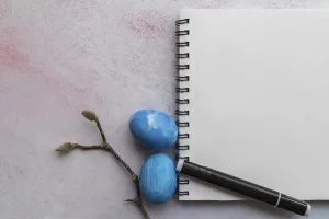 Easter Composition Stampe: Composition easter attributes