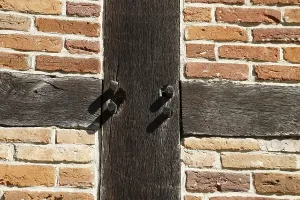 Brick Wall Construction Stampe: Framework detail