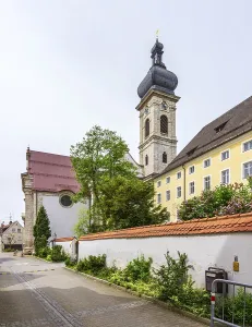 Abandoned Monastery Complex Europe Stampe: Konviktskirche Ehingen, Ehingen an der Donau