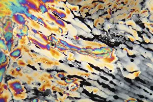 Polarised Light Microscopy Stampe: Potassium sulphate under the microscope