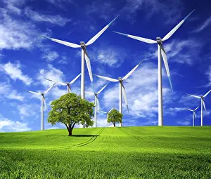 Agricultural Energy Source Stampe: Power generating