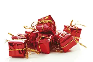 Christmasy Still Life Photo Stampe: Presents