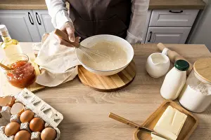 Sweet Treats Baking Stampe: The process of preparing breakfast in the kitchen
