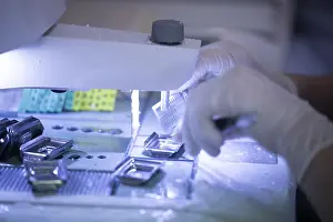 Medical Examination Process Stampe: Processing of samples in a histology laboratory