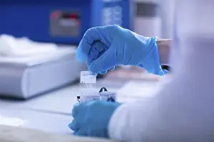 Medical Examination Process Stampe: Processing of samples in a histology laboratory