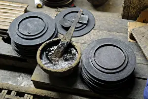 Southeast Asia Handicrafts Stampe: Production of lacquerware, laquer ware