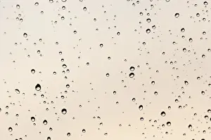 Rainy Window Stampe: A rainy window pane