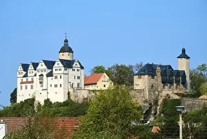 Historic Castles In Europe Stampe: Ranis Castle, Ranis, Thuringia, Germany