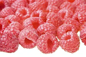 Healthy Fruit Nutrition Stampe: Raspberry