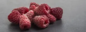 Fruity Food Photography Stampe: Raspberry (Rubus idaeus)