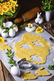 Sweet Dessert Meal Stampe: Raw Easter cookies